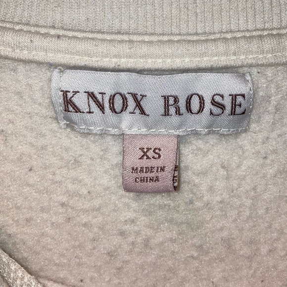 KNOX ROSE Tie Dye Women’s Crewneck Sweatshirt - Size XS - Super Cute & Cozy! - Picture 4 of 7